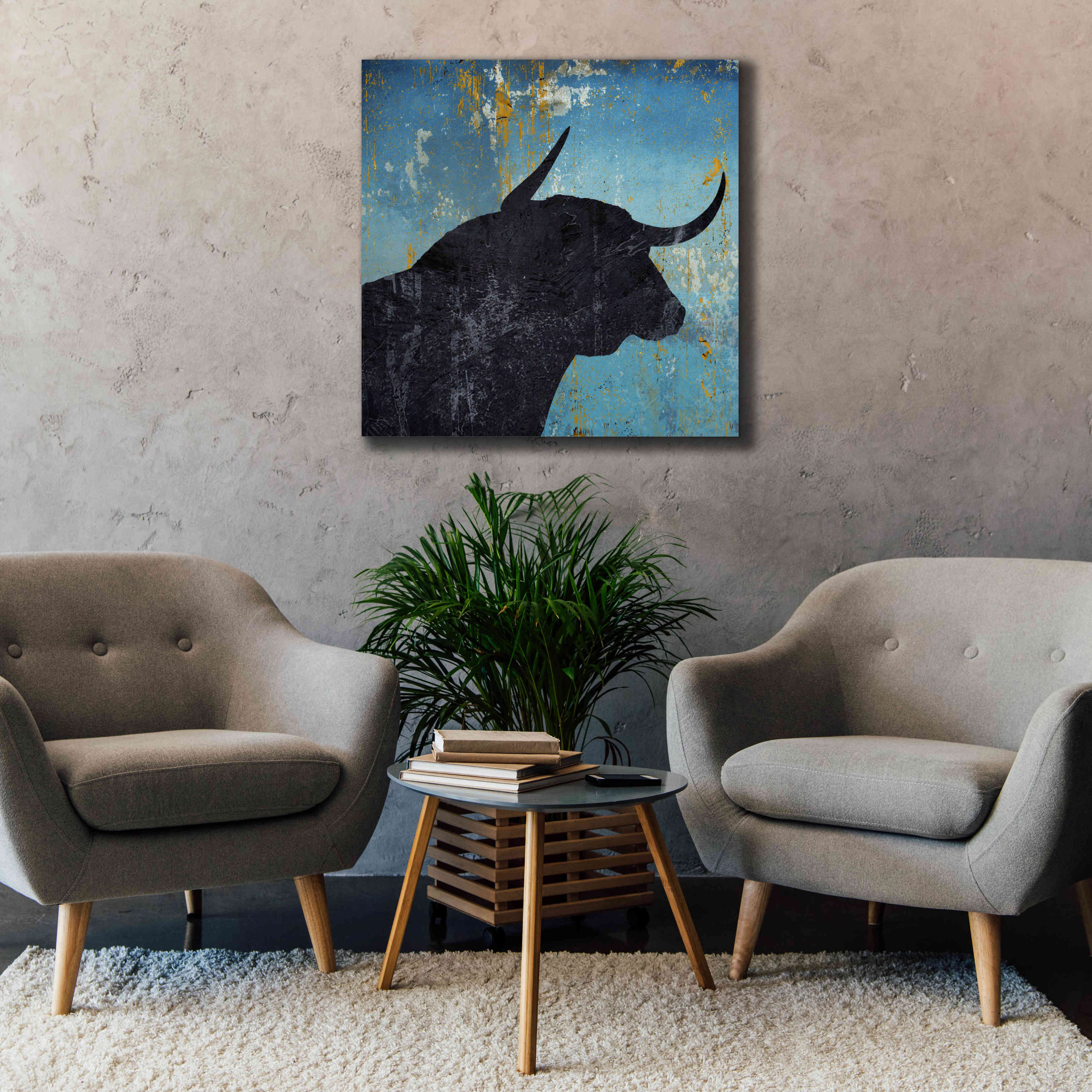 'Bulldom 2' by Karen Smith Giclee Canvas Wall Art,37x37