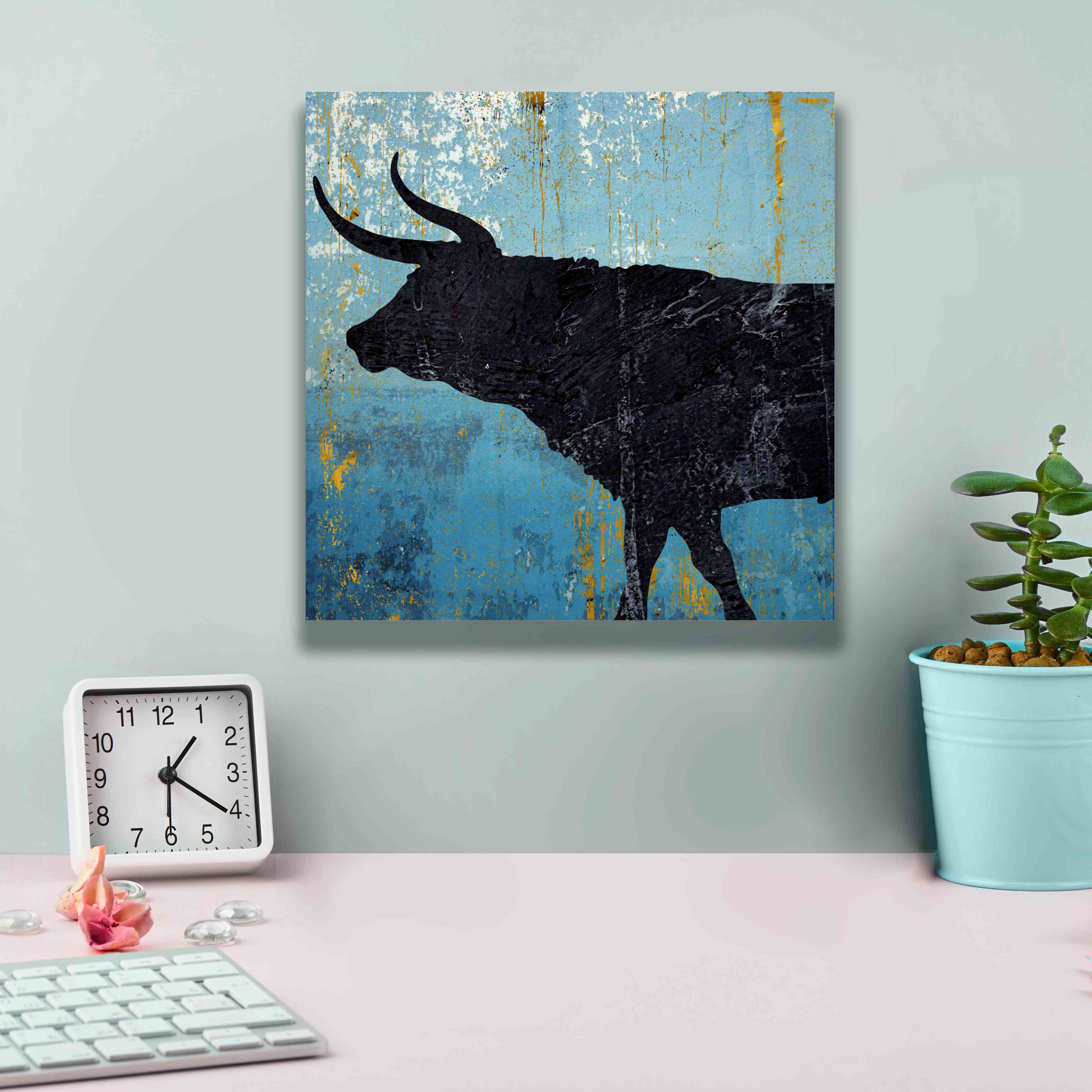 'Bulldom 1' by Karen Smith Giclee Canvas Wall Art,12x12