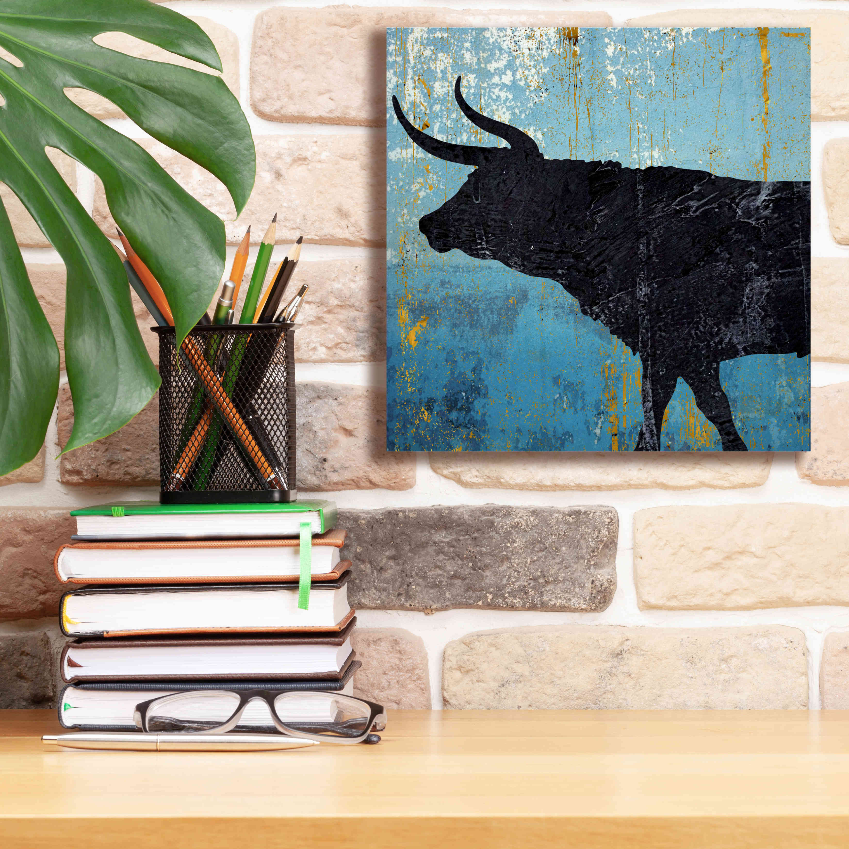 'Bulldom 1' by Karen Smith Giclee Canvas Wall Art,12x12