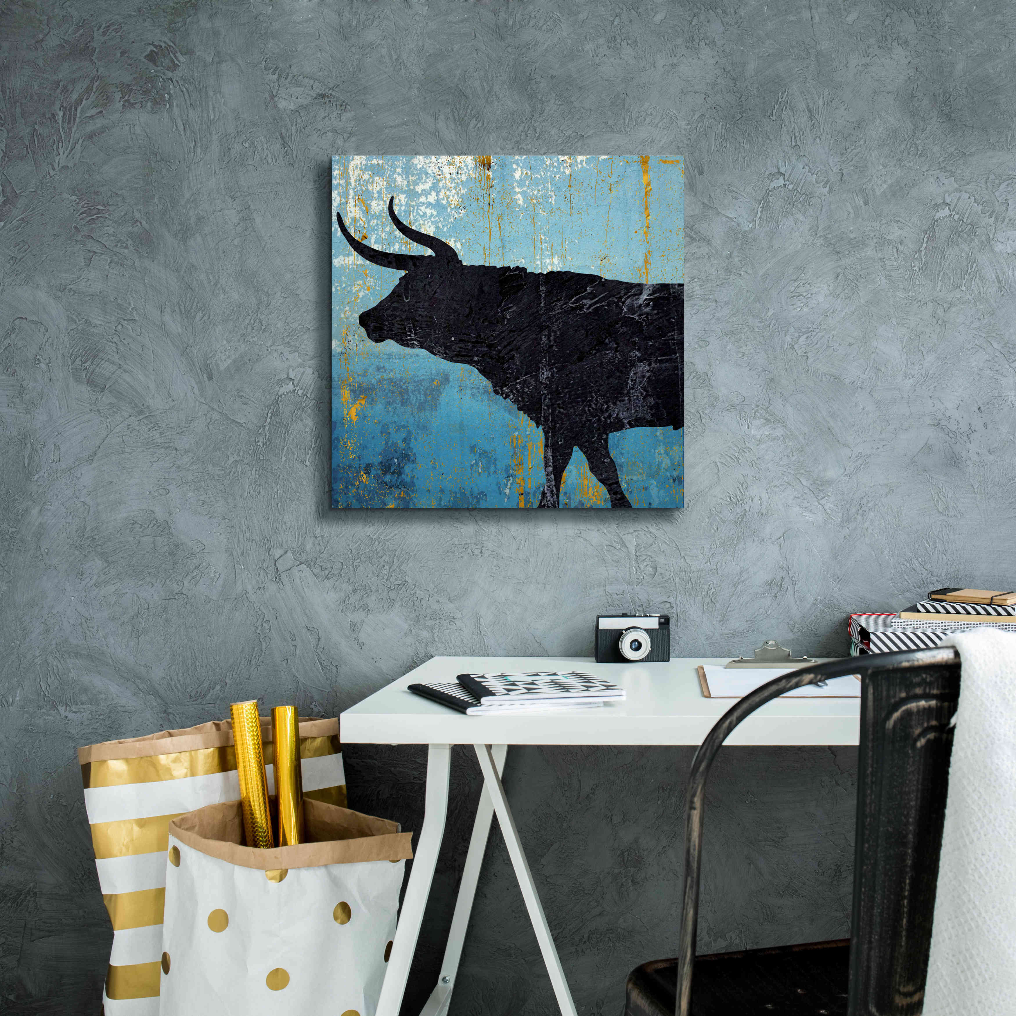 'Bulldom 1' by Karen Smith Giclee Canvas Wall Art,18x18