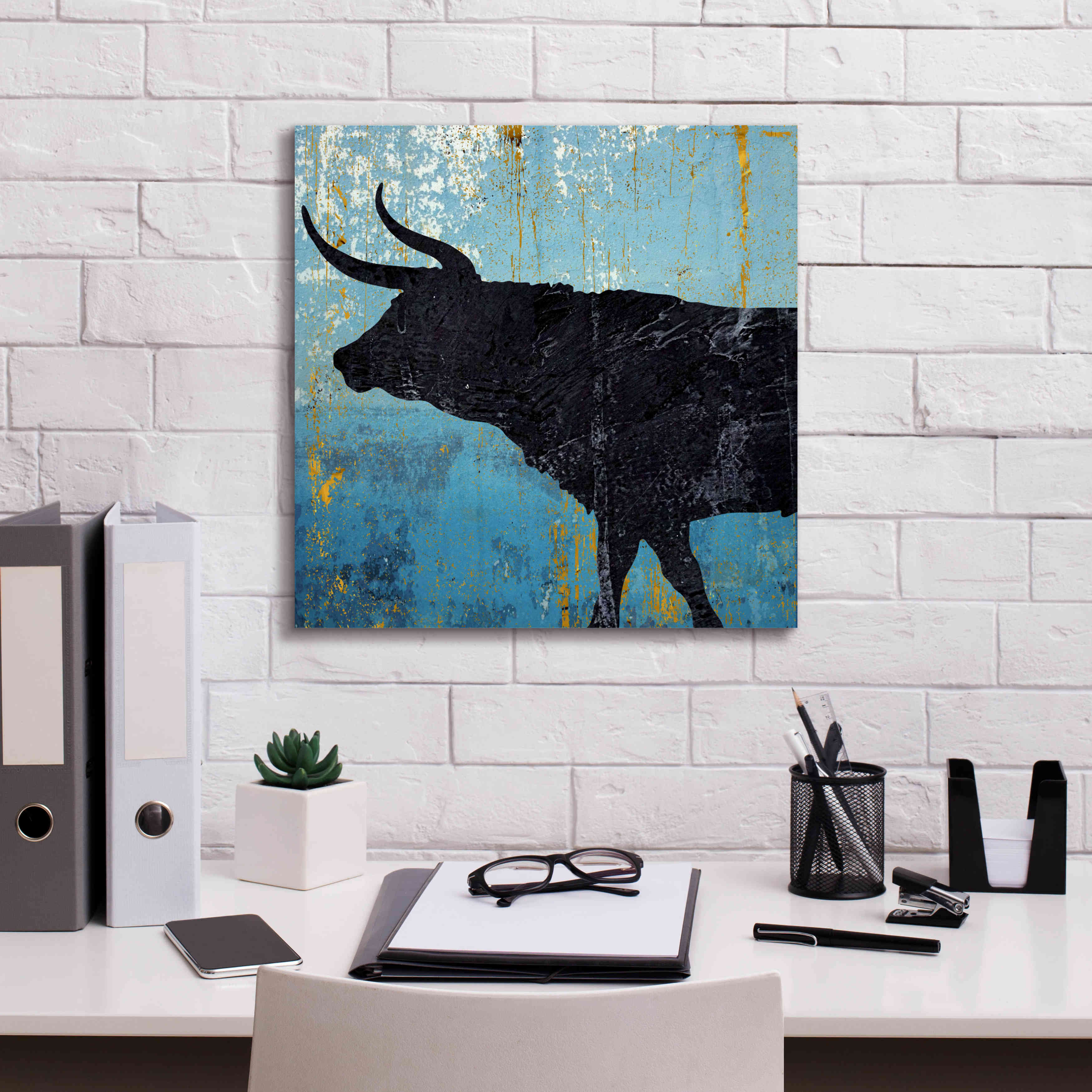 'Bulldom 1' by Karen Smith Giclee Canvas Wall Art,18x18