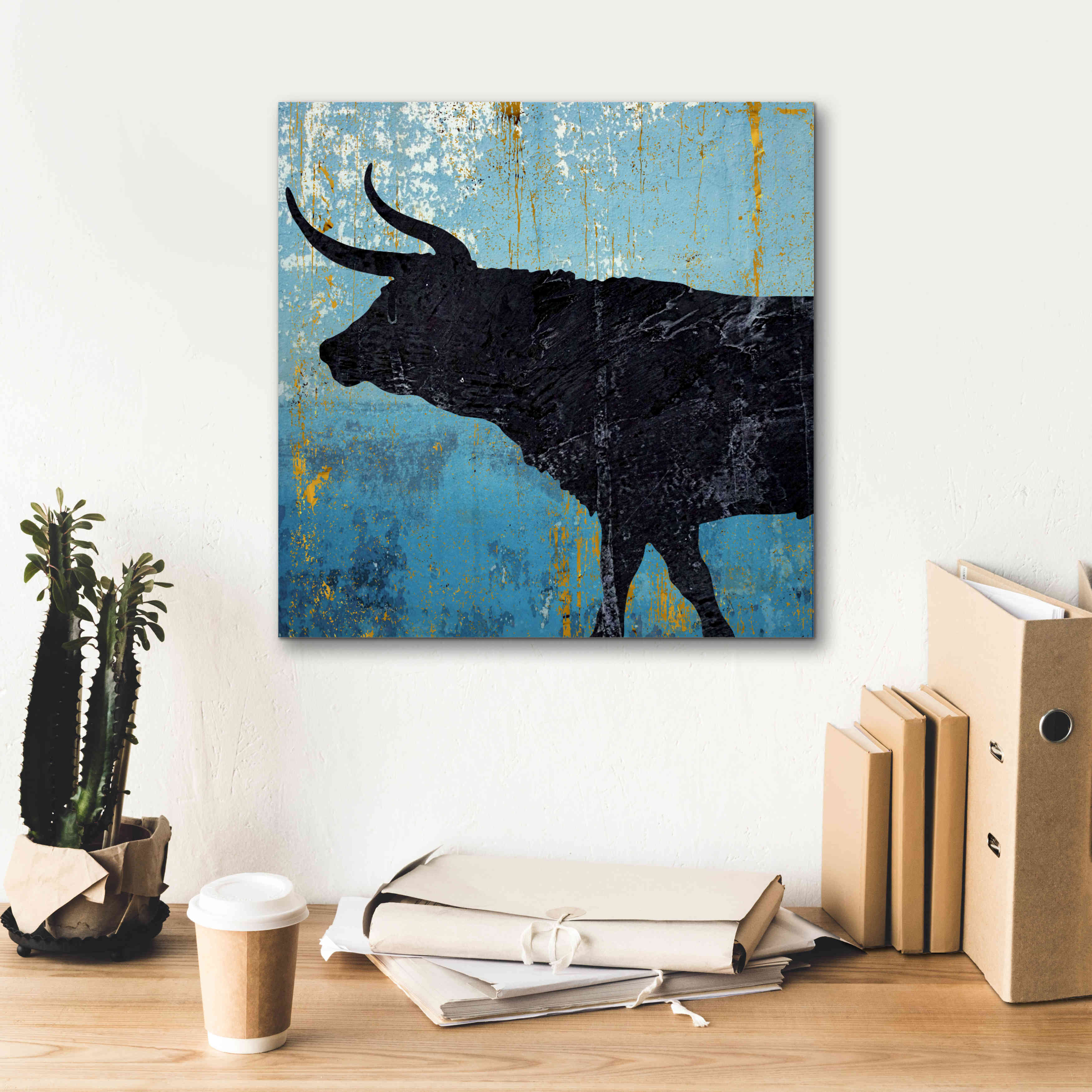 'Bulldom 1' by Karen Smith Giclee Canvas Wall Art,18x18