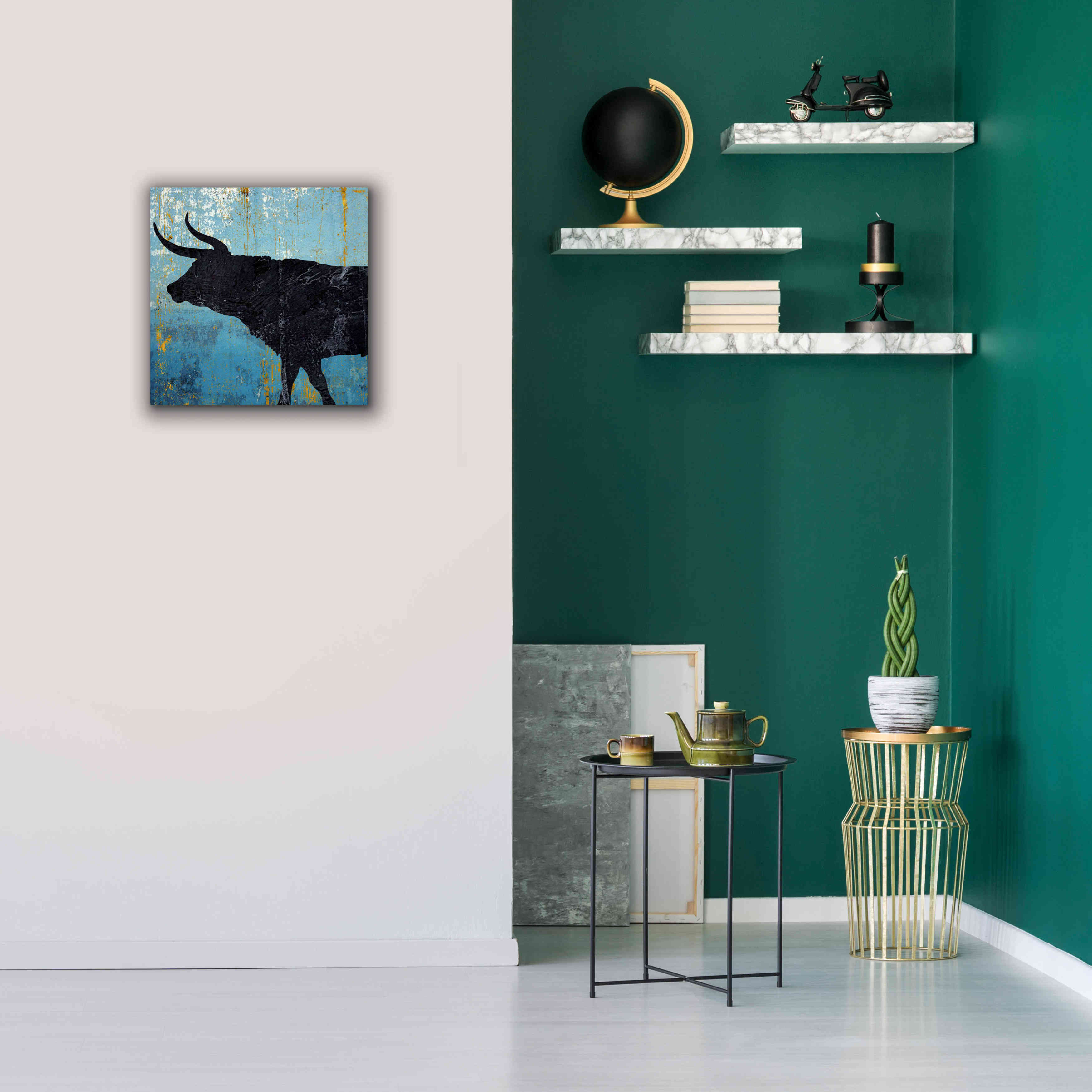 'Bulldom 1' by Karen Smith Giclee Canvas Wall Art,18x18