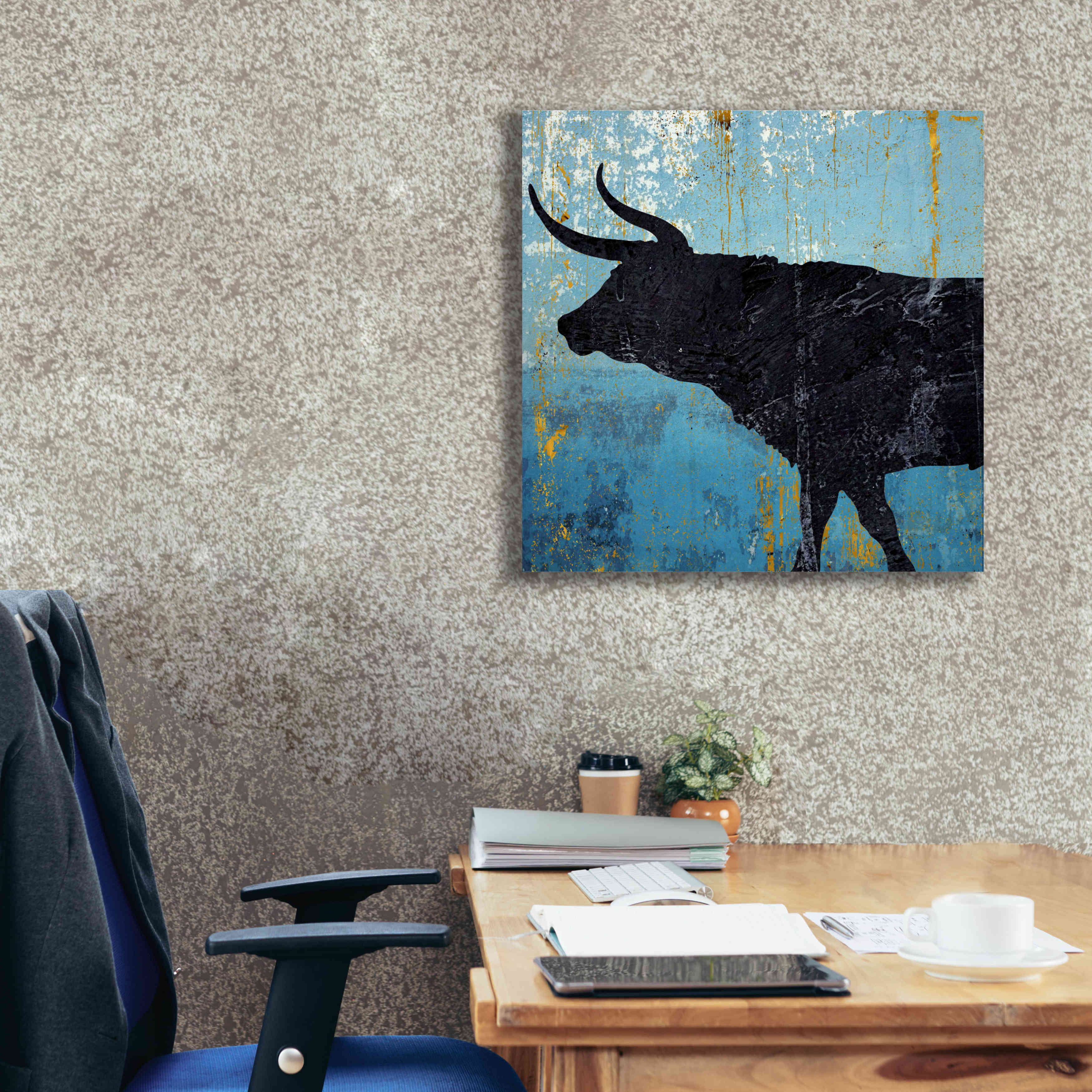 'Bulldom 1' by Karen Smith Giclee Canvas Wall Art,26x26