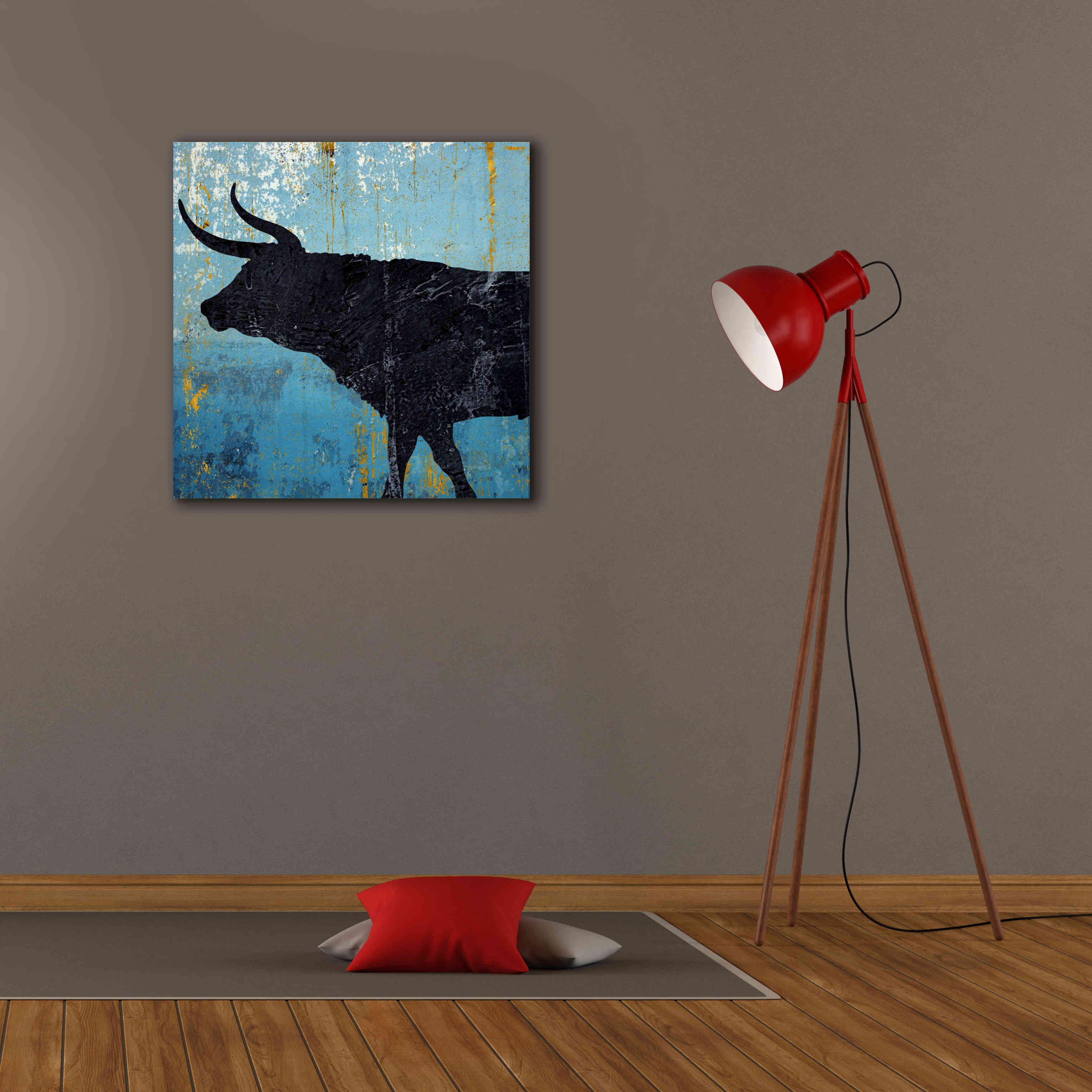 'Bulldom 1' by Karen Smith Giclee Canvas Wall Art,26x26