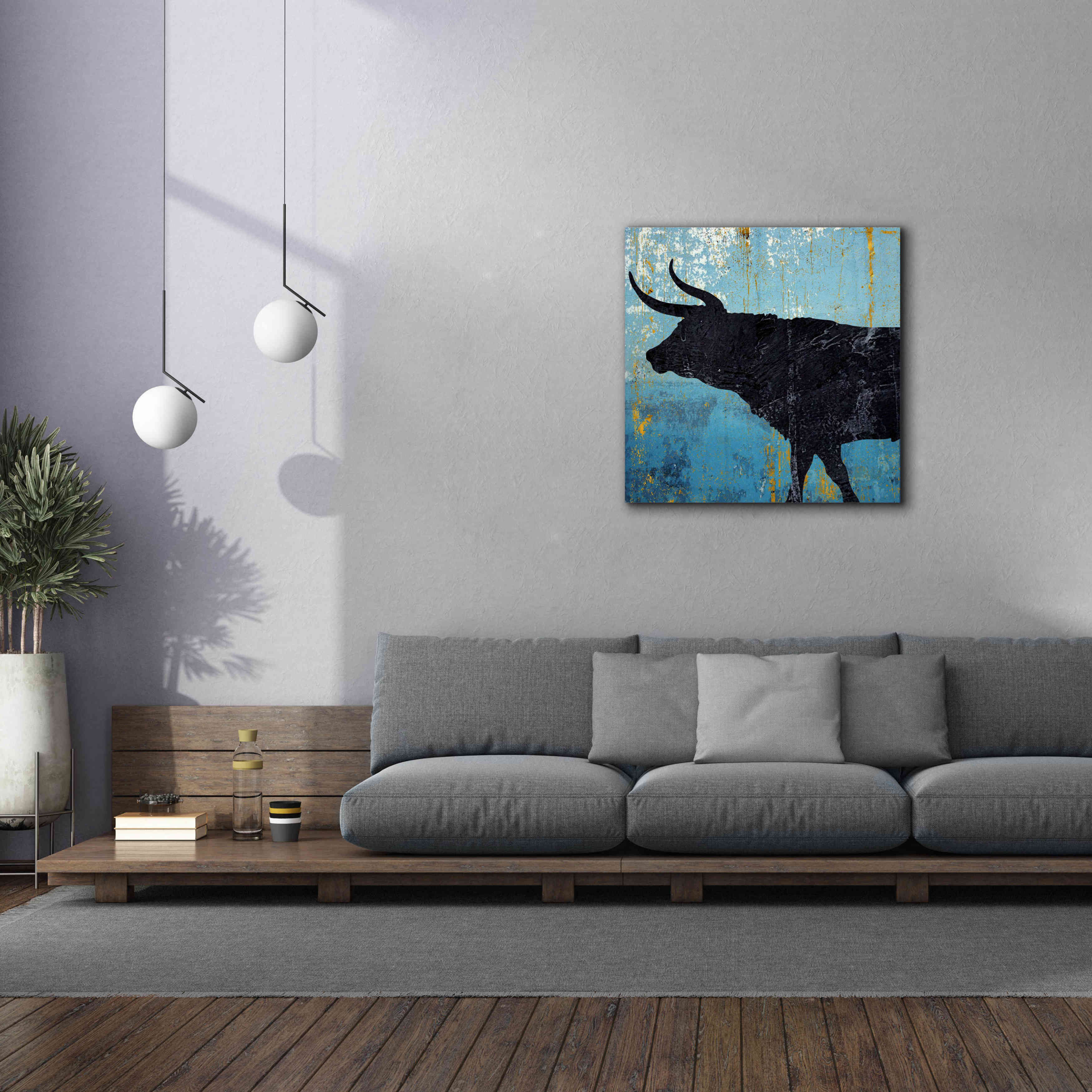 'Bulldom 1' by Karen Smith Giclee Canvas Wall Art,37x37