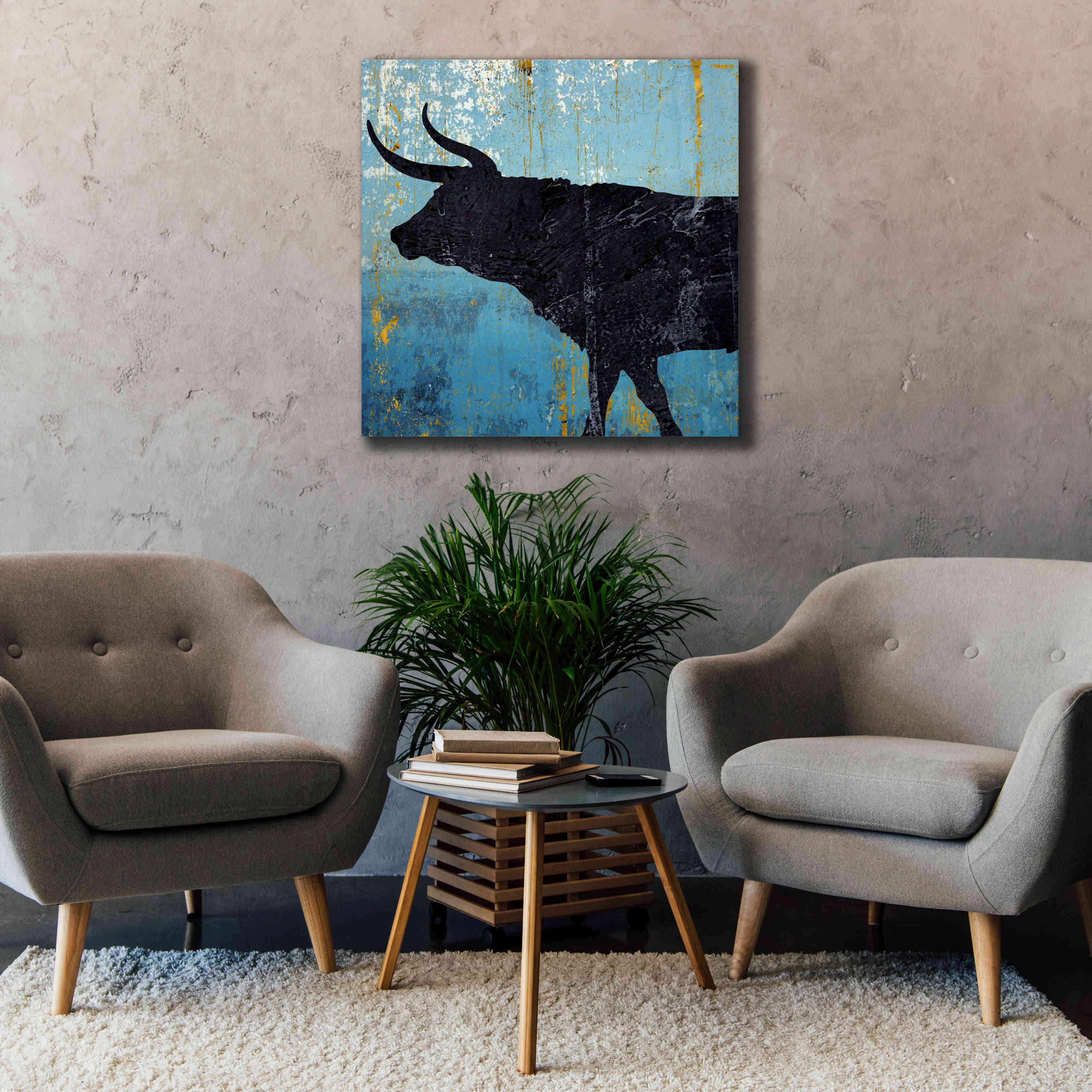'Bulldom 1' by Karen Smith Giclee Canvas Wall Art,37x37