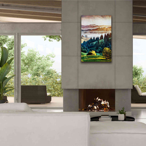 Image of 'Misty Morning Mountains 1' by Ashley Aldridge Giclee Canvas Wall Art,26 x 40