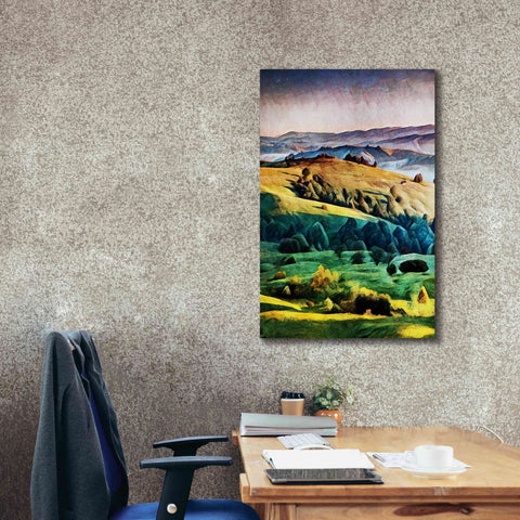 Image of 'Misty Morning Mountains 2' by Ashley Aldridge Giclee Canvas Wall Art,26 x 40