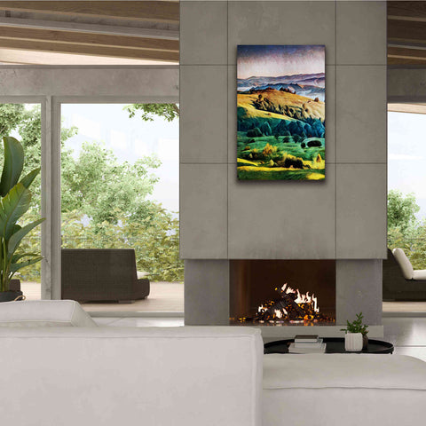 Image of 'Misty Morning Mountains 2' by Ashley Aldridge Giclee Canvas Wall Art,26 x 40