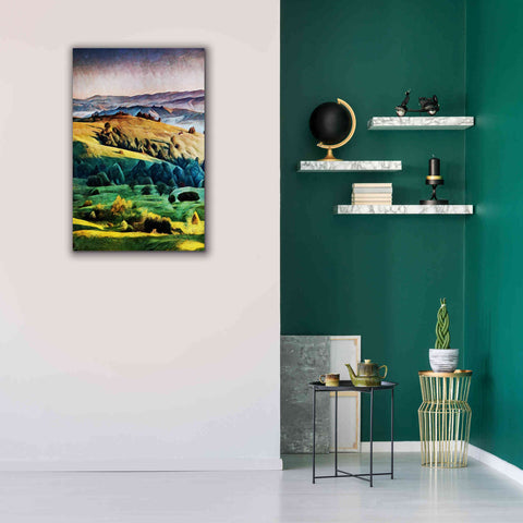 Image of 'Misty Morning Mountains 2' by Ashley Aldridge Giclee Canvas Wall Art,26 x 40