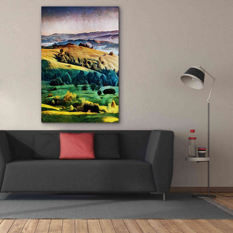 Image of 'Misty Morning Mountains 2' by Ashley Aldridge Giclee Canvas Wall Art,40 x 60