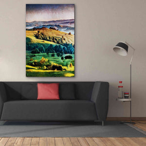 'Misty Morning Mountains 2' by Ashley Aldridge Giclee Canvas Wall Art,40 x 60