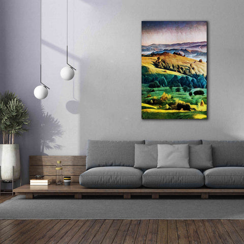 Image of 'Misty Morning Mountains 2' by Ashley Aldridge Giclee Canvas Wall Art,40 x 60