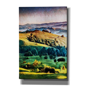 'Misty Morning Mountains 2' by Ashley Aldridge Giclee Canvas Wall Art