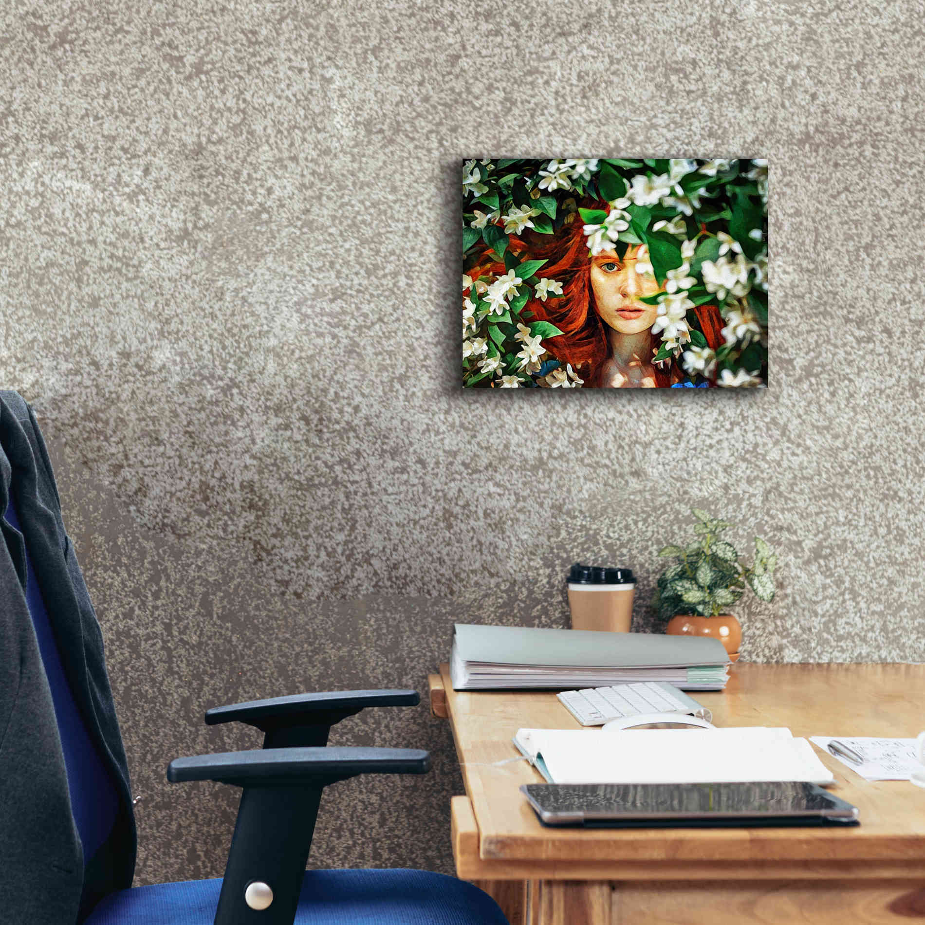 'Hidden Beauty' by Ashley Aldridge Giclee Canvas Wall Art,16 x 12