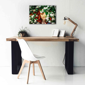 'Hidden Beauty' by Ashley Aldridge Giclee Canvas Wall Art,26 x 18