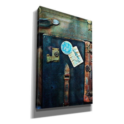 Image of 'Vintage Stacked Suitcases 1' by Ashley Aldridge Giclee Canvas Wall Art