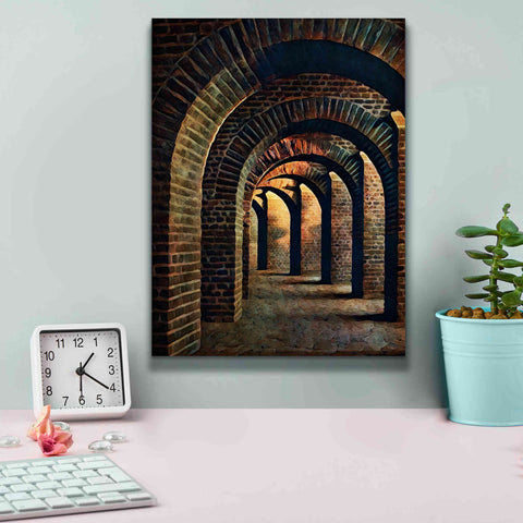 Image of 'Medieval Vaulted Cellar 1' by Ashley Aldridge Giclee Canvas Wall Art,12 x 16