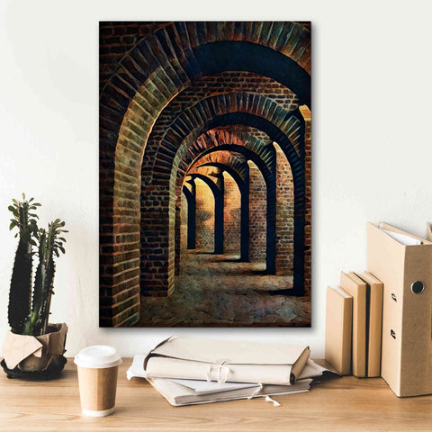 Image of 'Medieval Vaulted Cellar 1' by Ashley Aldridge Giclee Canvas Wall Art,18 x 26