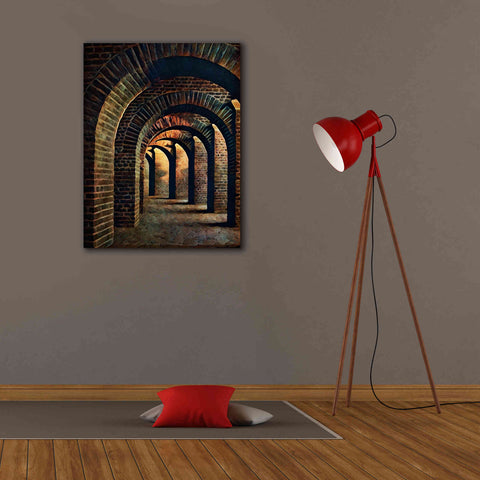 Image of 'Medieval Vaulted Cellar 1' by Ashley Aldridge Giclee Canvas Wall Art,26 x 34