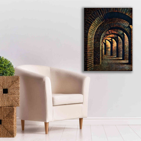 Image of 'Medieval Vaulted Cellar 1' by Ashley Aldridge Giclee Canvas Wall Art,26 x 34
