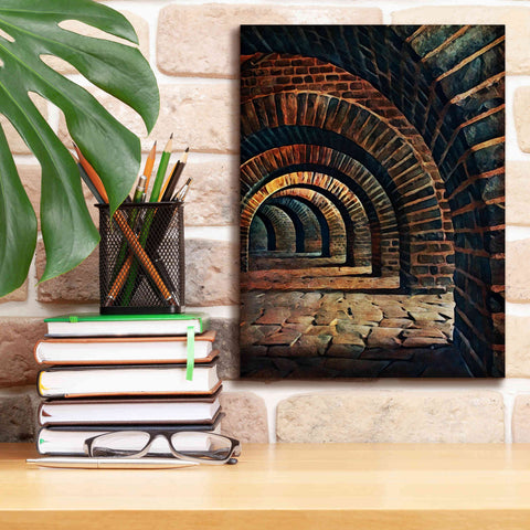 Image of 'Medieval Vaulted Cellar 2' by Ashley Aldridge Giclee Canvas Wall Art,12 x 16