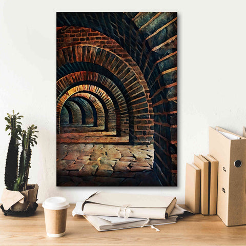 Image of 'Medieval Vaulted Cellar 2' by Ashley Aldridge Giclee Canvas Wall Art,18 x 26