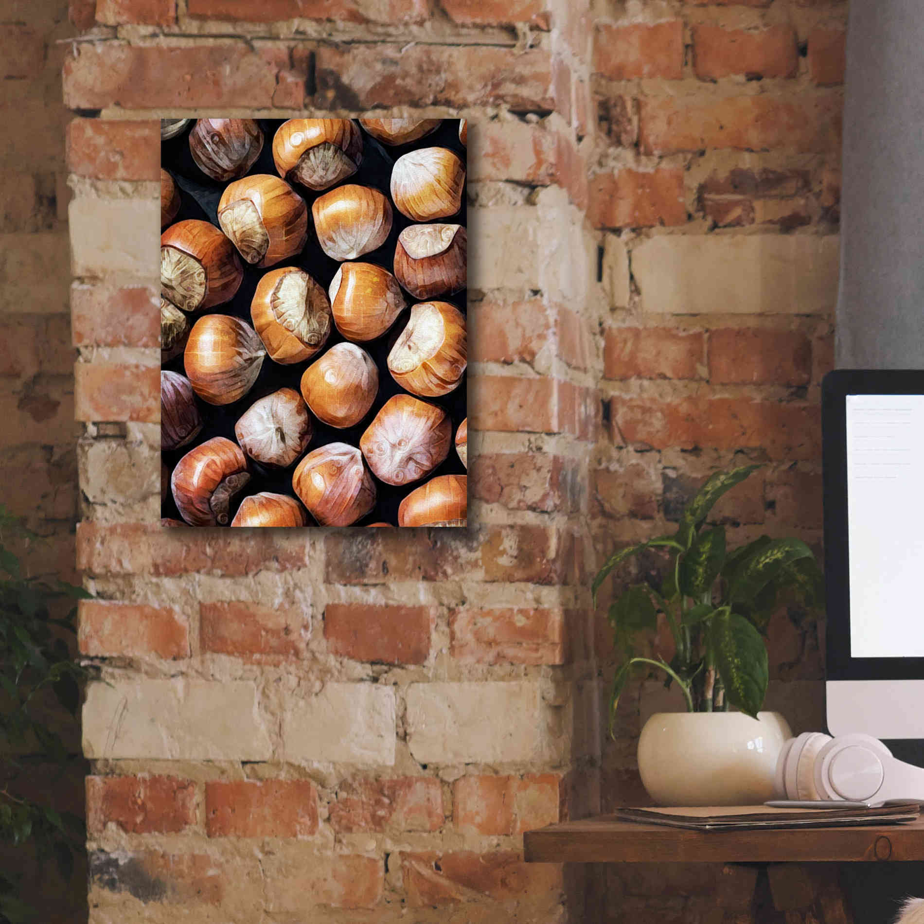 'Fruit Of The Hazel 1' by Ashley Aldridge Giclee Canvas Wall Art,12 x 16