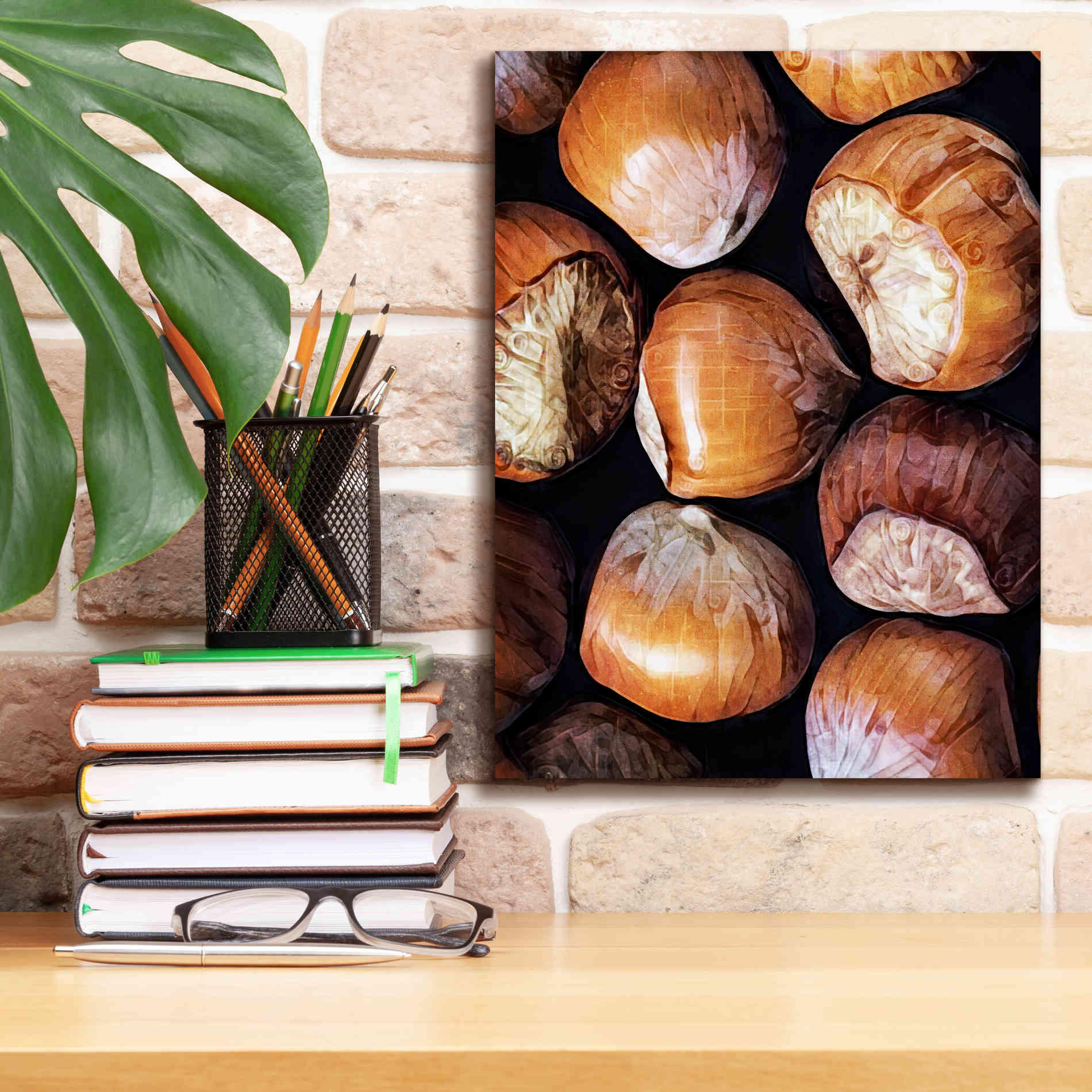 'Fruit Of The Hazel 2' by Ashley Aldridge Giclee Canvas Wall Art,12 x 16