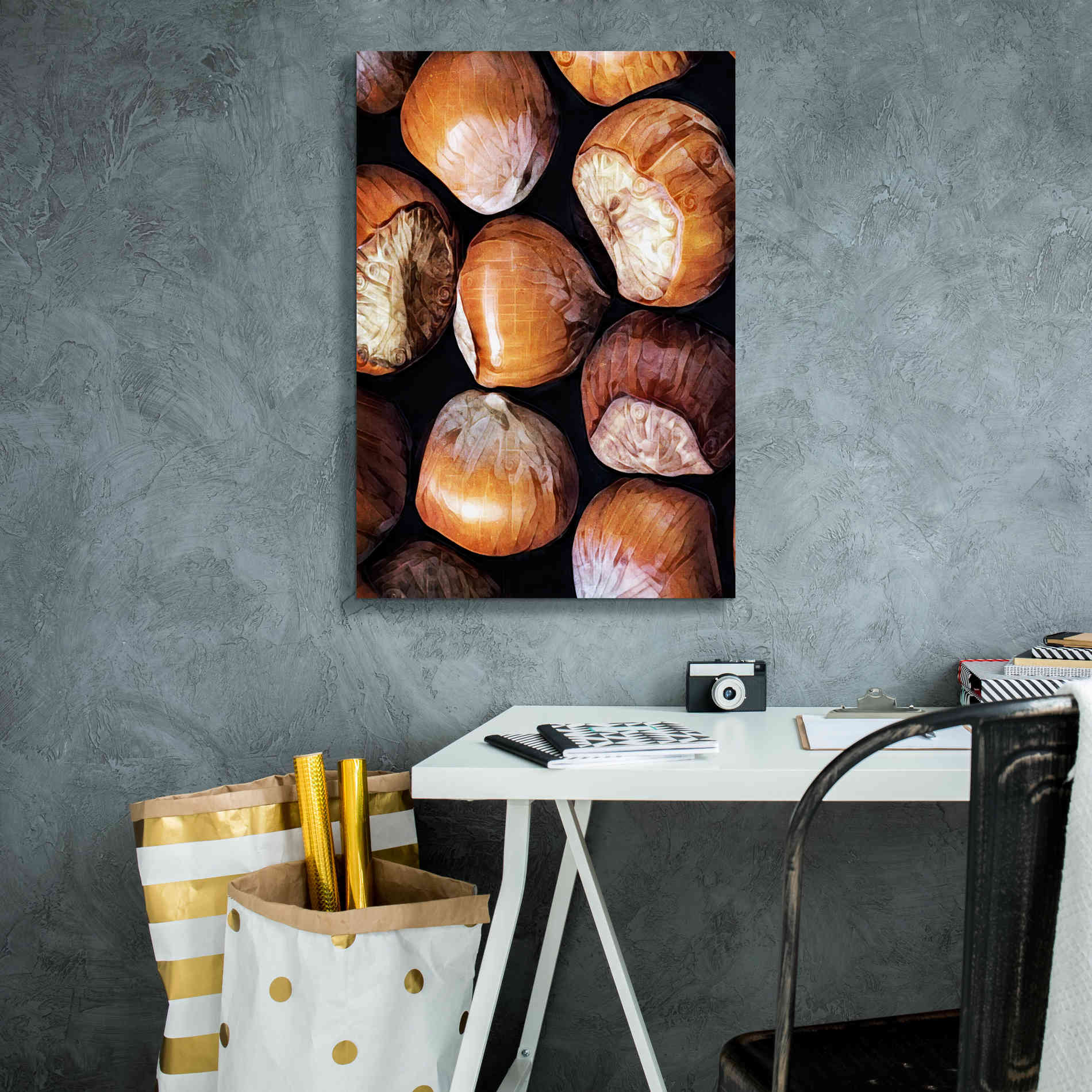 'Fruit Of The Hazel 2' by Ashley Aldridge Giclee Canvas Wall Art,18 x 26