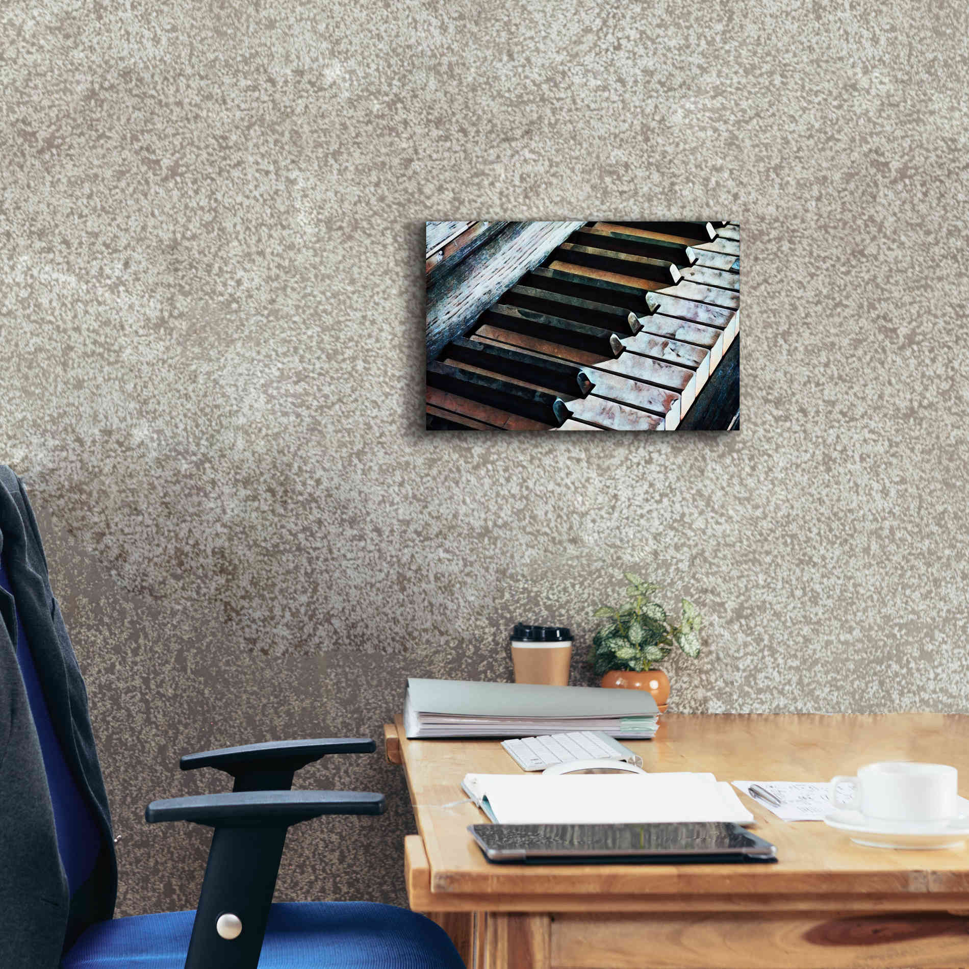 'Magnified & Musical 1' by Ashley Aldridge Giclee Canvas Wall Art,18 x 12