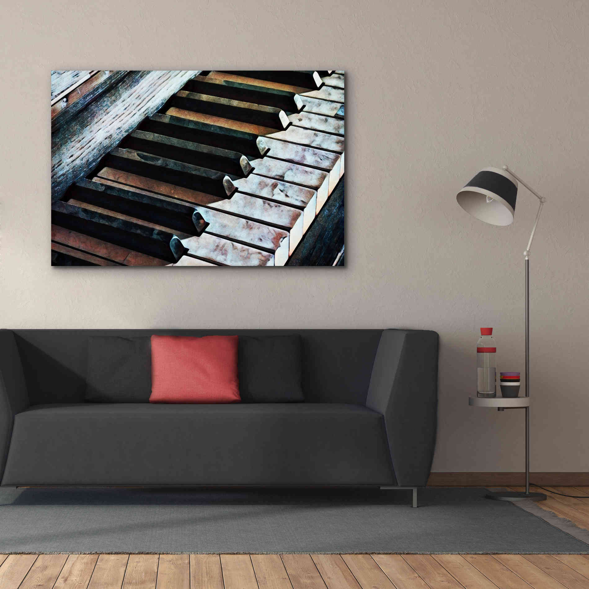 'Magnified & Musical 1' by Ashley Aldridge Giclee Canvas Wall Art,60 x 40