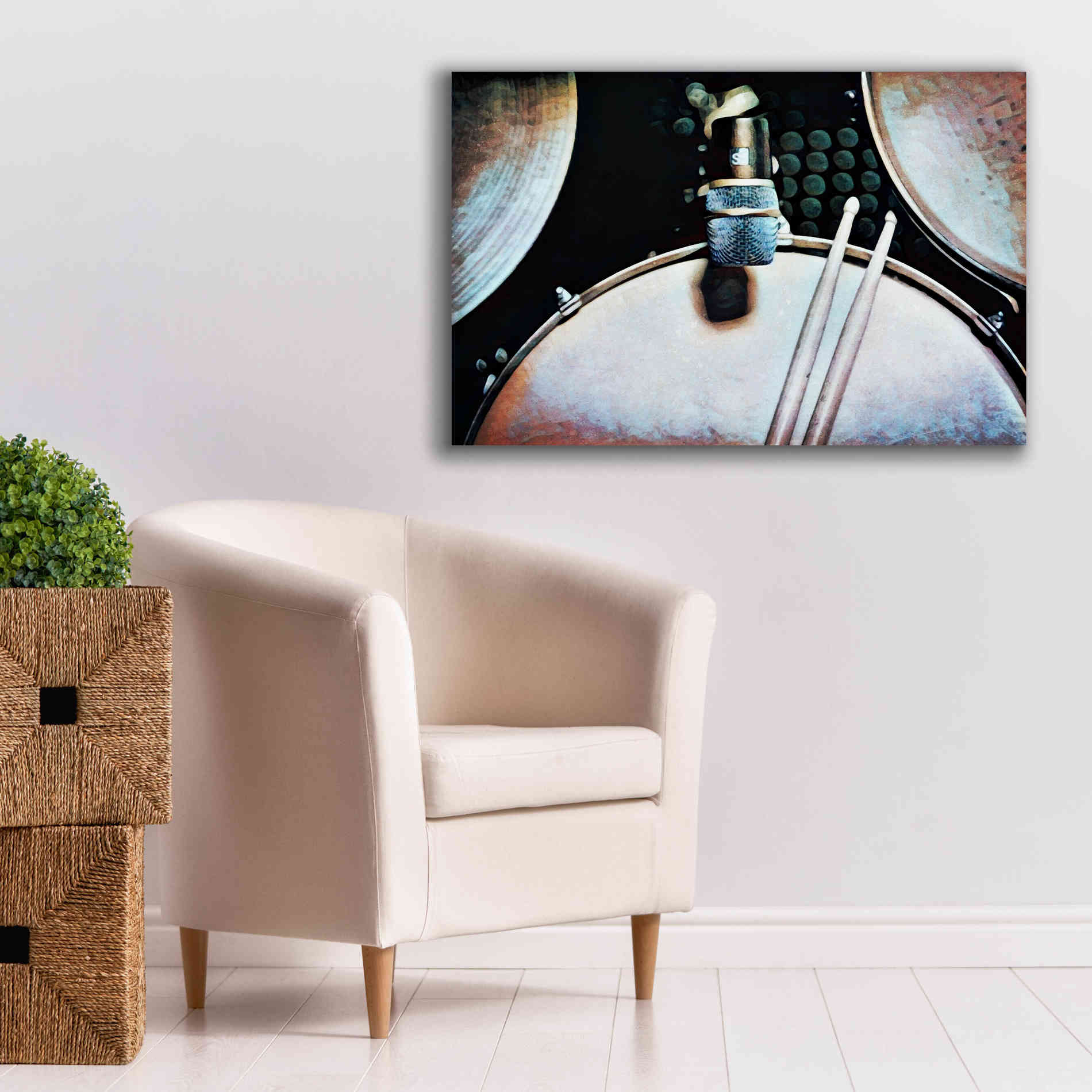 'Magnified & Musical 2' by Ashley Aldridge Giclee Canvas Wall Art,40 x 26