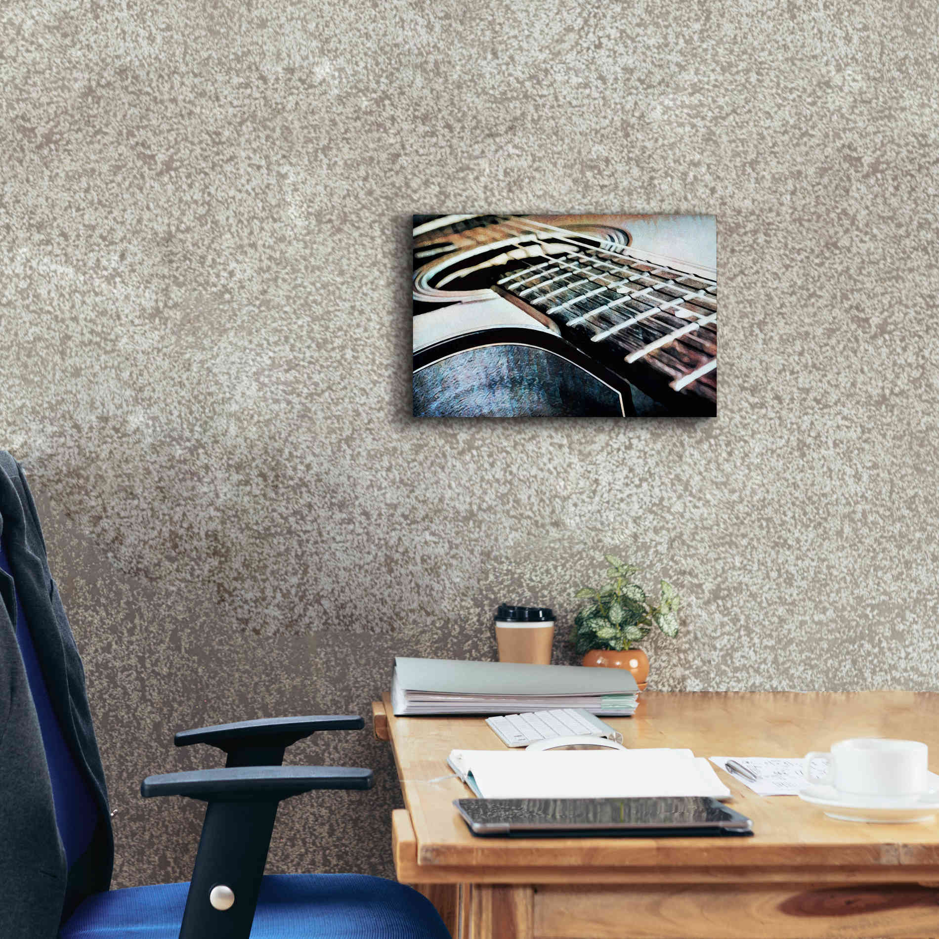 'Magnified & Musical 3' by Ashley Aldridge Giclee Canvas Wall Art,18 x 12