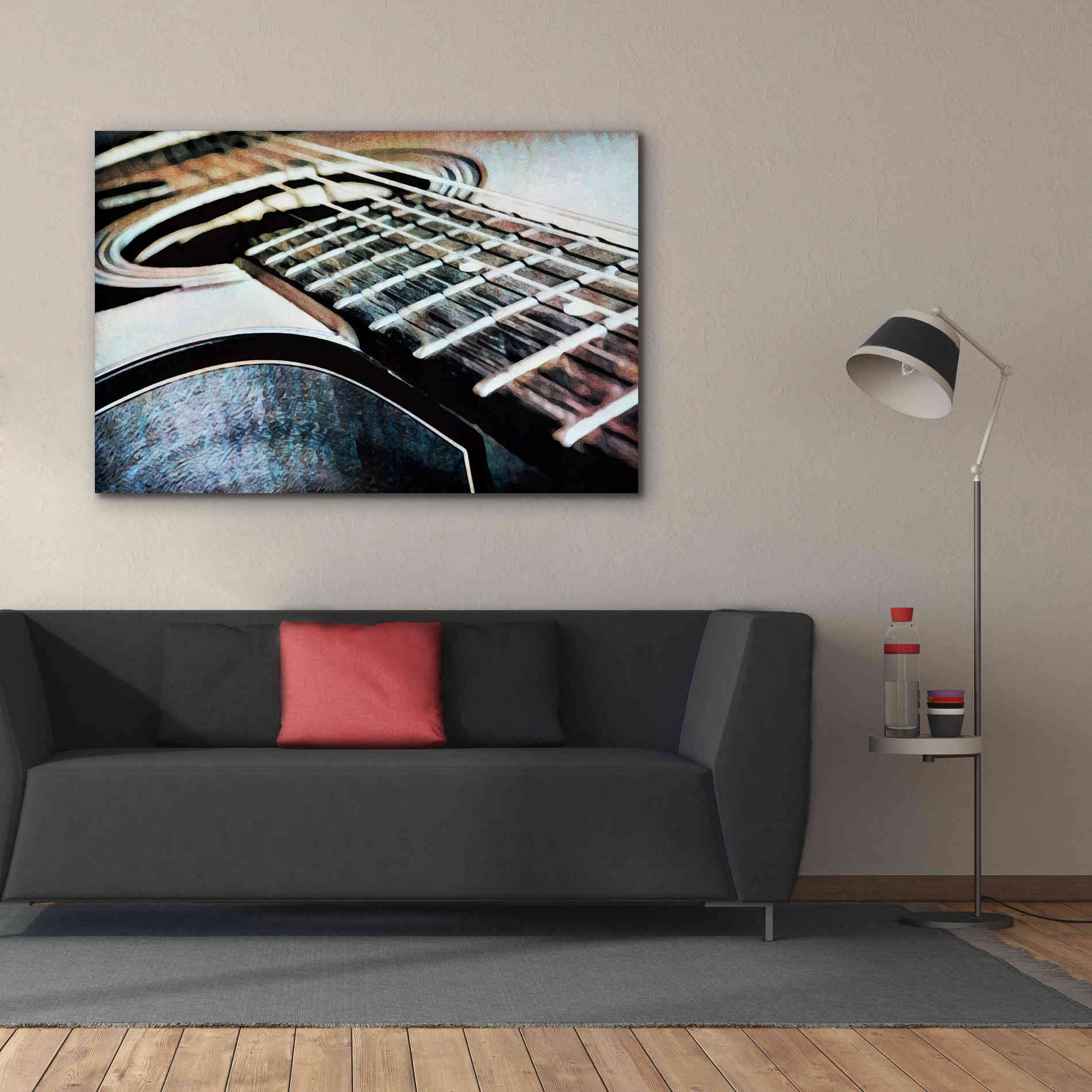 'Magnified & Musical 3' by Ashley Aldridge Giclee Canvas Wall Art,60 x 40