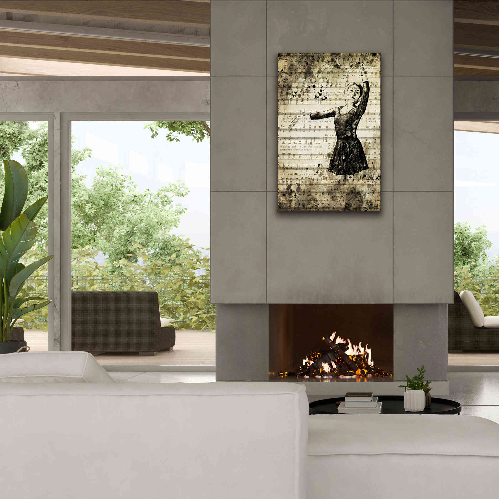 'Prima Ballerina Dream 1' by Ashley Aldridge Giclee Canvas Wall Art,26 x 40