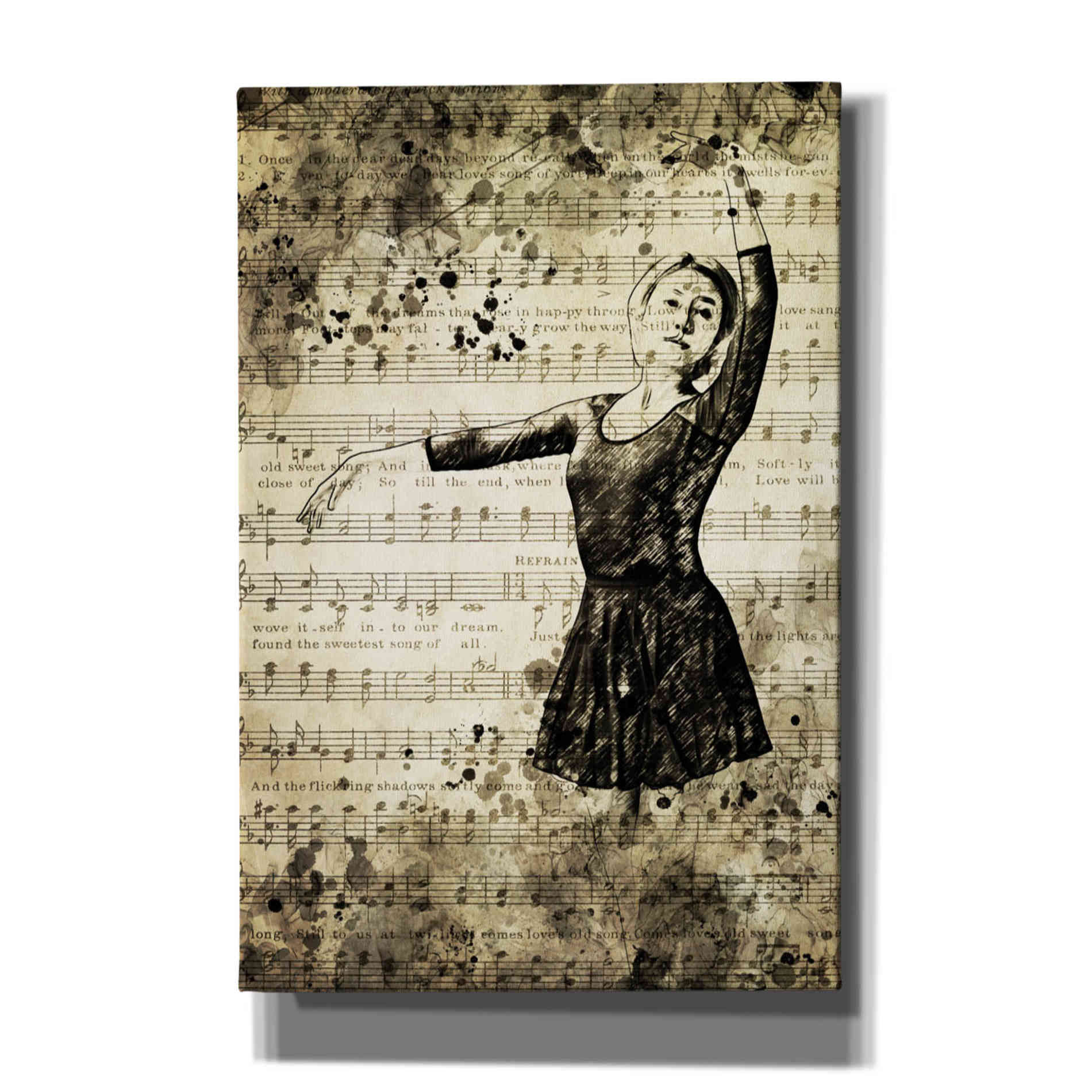 'Prima Ballerina Dream 1' by Ashley Aldridge Giclee Canvas Wall Art