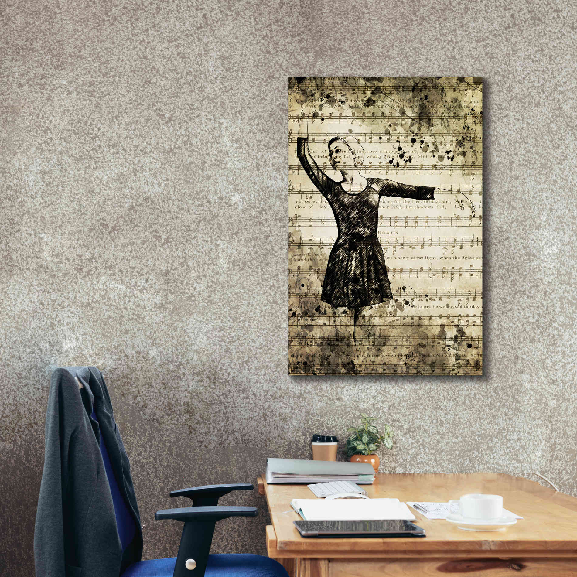 'Prima Ballerina Dream 3' by Ashley Aldridge Giclee Canvas Wall Art,26 x 40