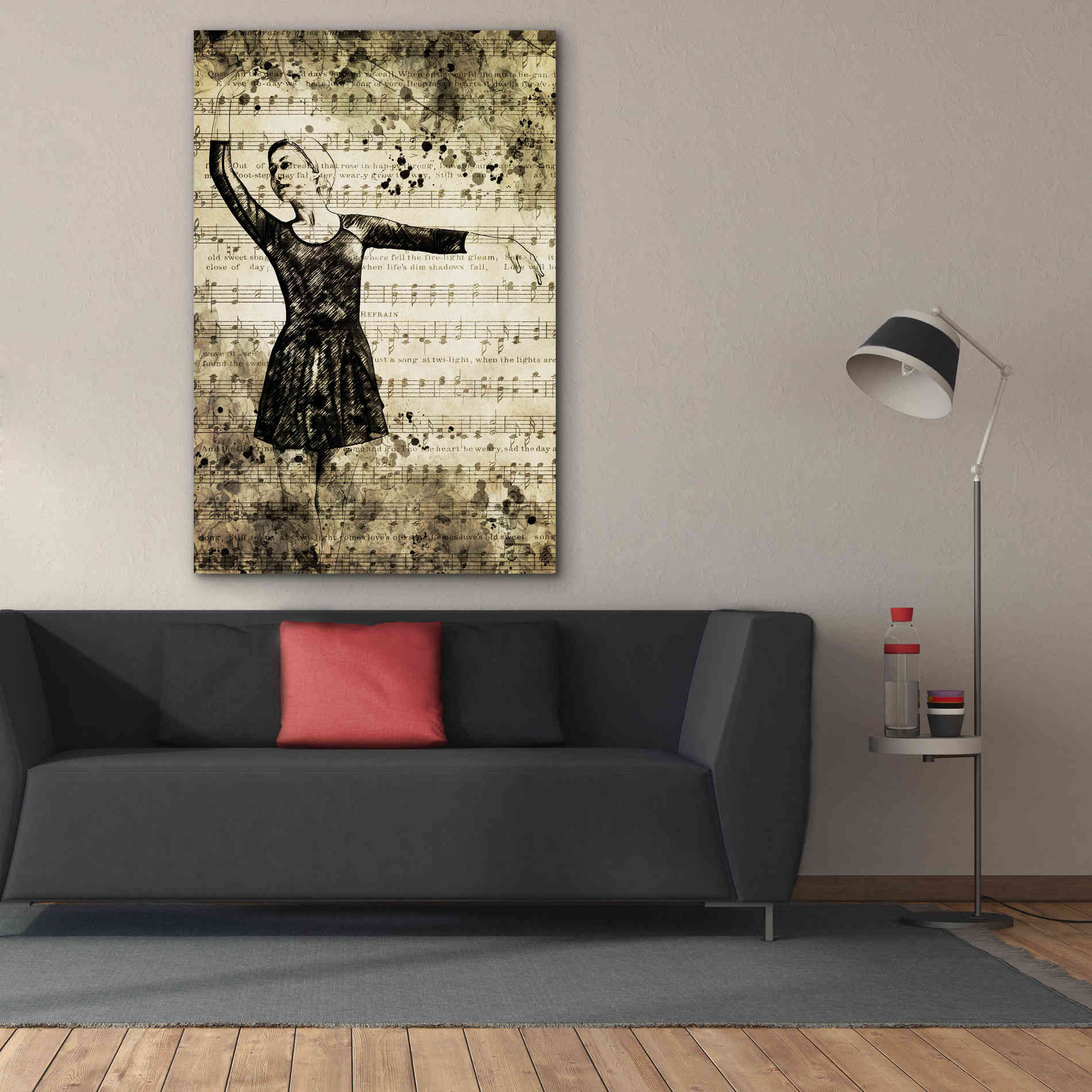'Prima Ballerina Dream 3' by Ashley Aldridge Giclee Canvas Wall Art,40 x 60
