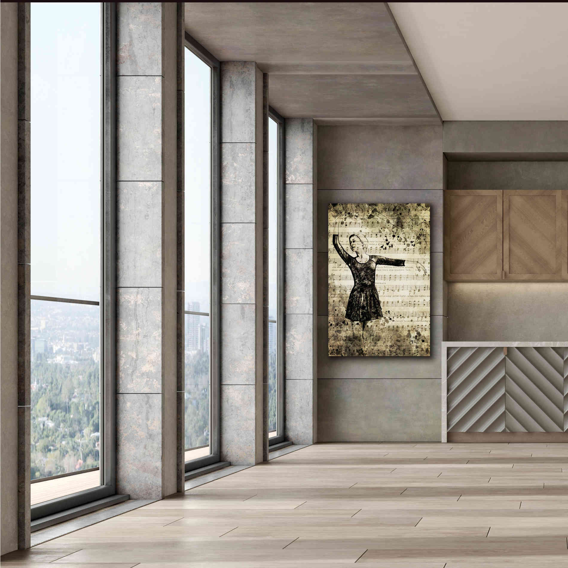 'Prima Ballerina Dream 3' by Ashley Aldridge Giclee Canvas Wall Art,40 x 60