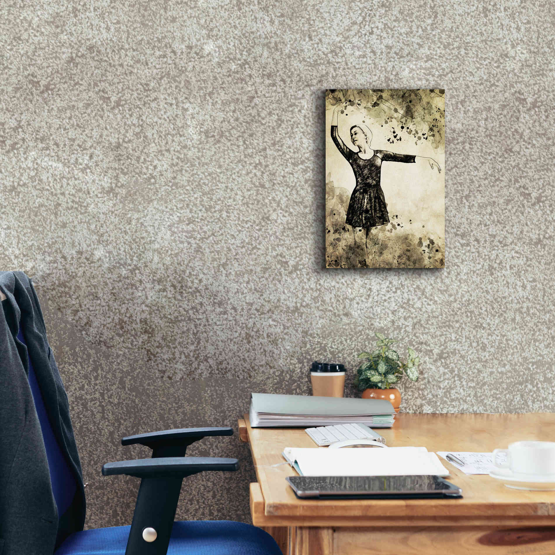 'Prima Ballerina Dream 4' by Ashley Aldridge Giclee Canvas Wall Art,12 x 18