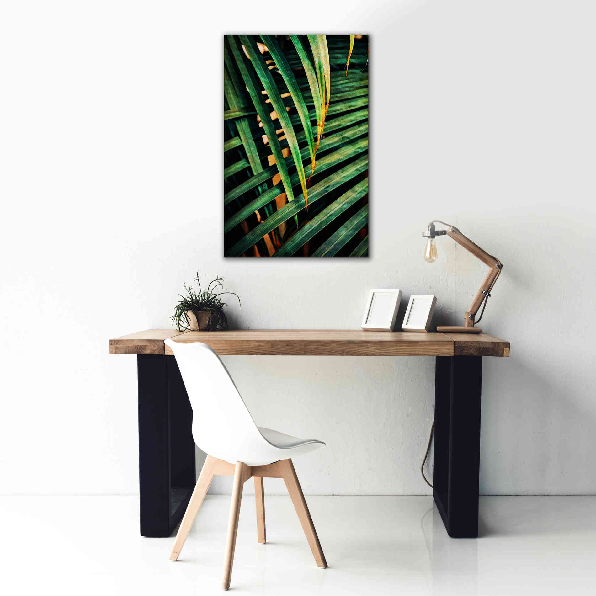 'Beauty Amongst Palms 2' by Ashley Aldridge Giclee Canvas Wall Art,26 x 40
