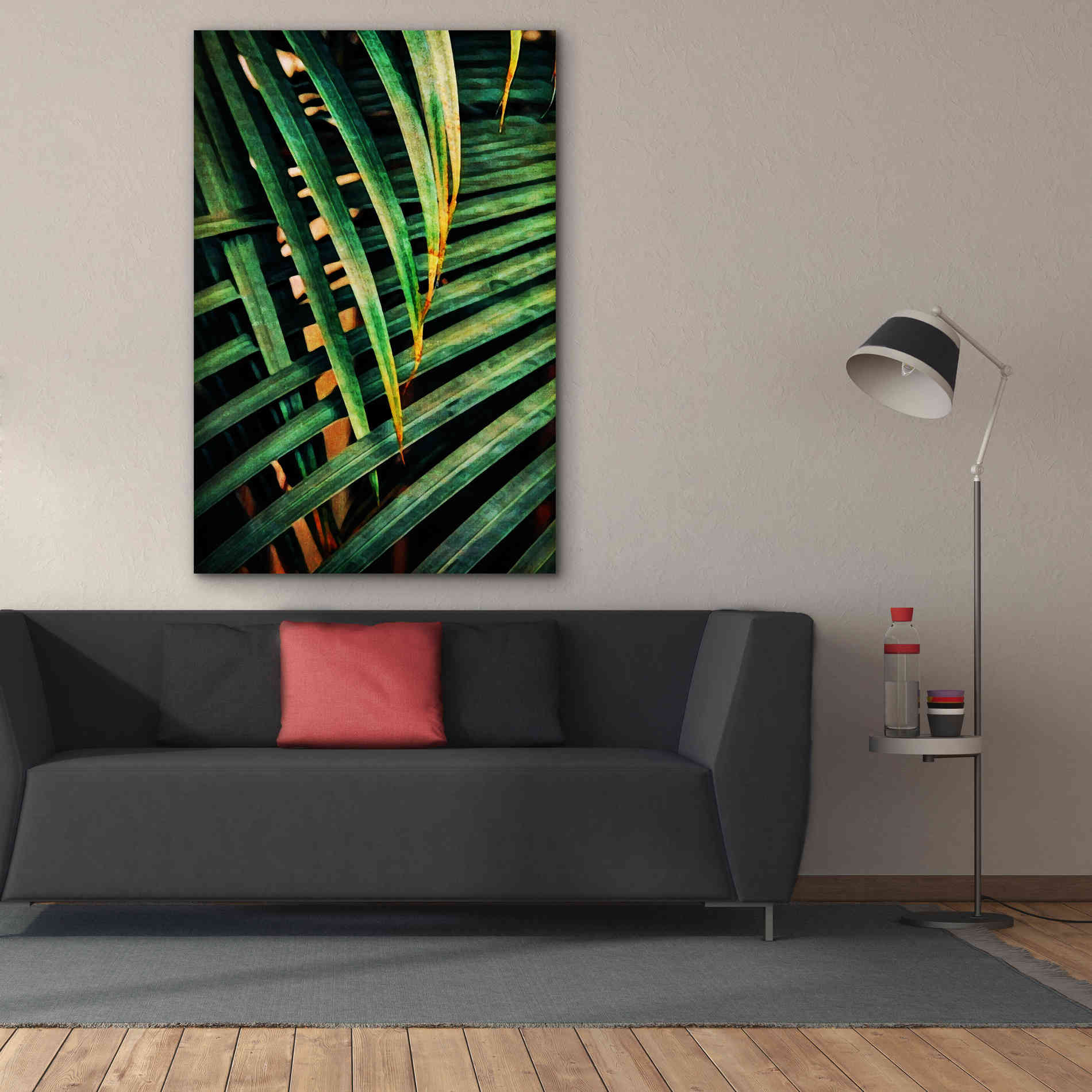 'Beauty Amongst Palms 2' by Ashley Aldridge Giclee Canvas Wall Art,40 x 60