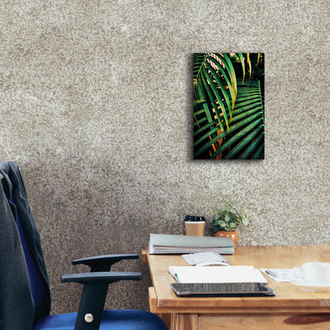 Image of 'Beauty Amongst Palms 3' by Ashley Aldridge Giclee Canvas Wall Art,12 x 18