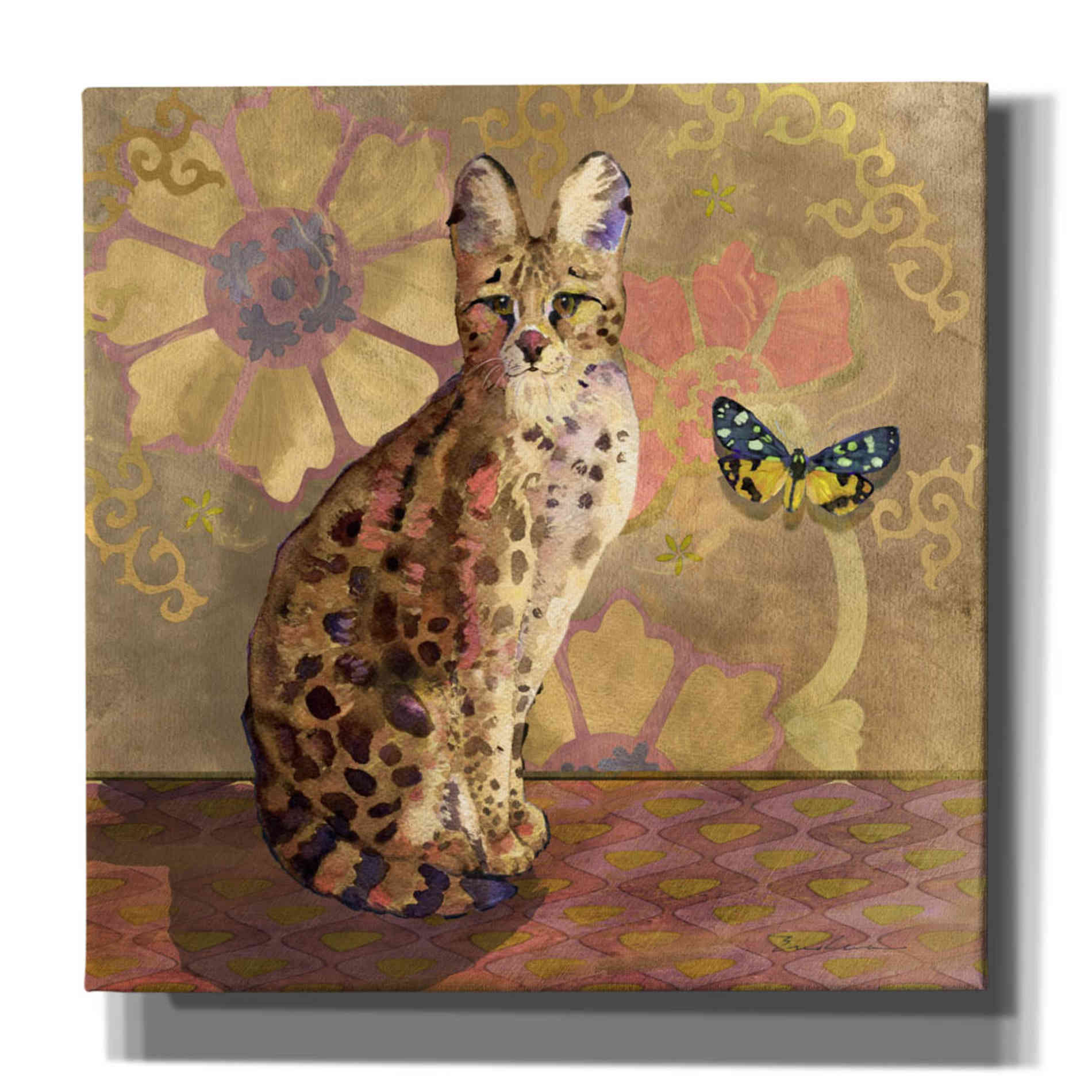 'Duchess Bellflower The Cat' by Evelia Designs Giclee Canvas Wall Art