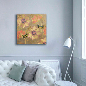 'Duchess Bellflower Paper' by Evelia Designs Giclee Canvas Wall Art,37 x 37