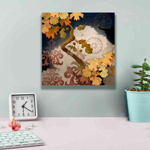 'Clouding Autumn Night' by Evelia Designs Giclee Canvas Wall Art,12 x 12