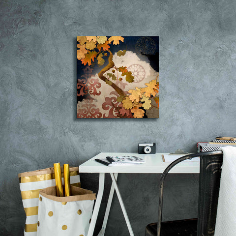 Image of 'Clouding Autumn Night' by Evelia Designs Giclee Canvas Wall Art,18 x 18