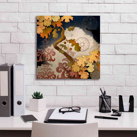 Image of 'Clouding Autumn Night' by Evelia Designs Giclee Canvas Wall Art,18 x 18